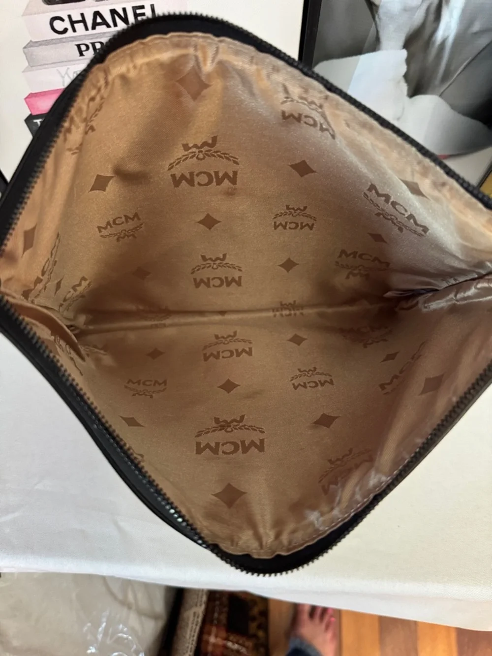MCM zip pouch